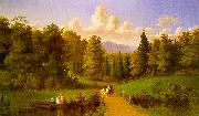 Johann M Culverhouse An Afternoon Outing USA oil painting reproduction